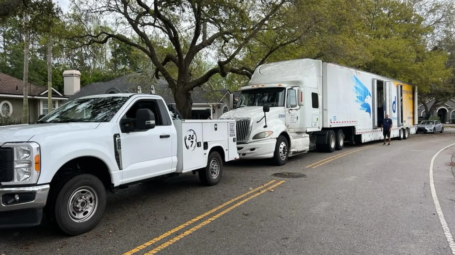 Diesel truck electrical repair